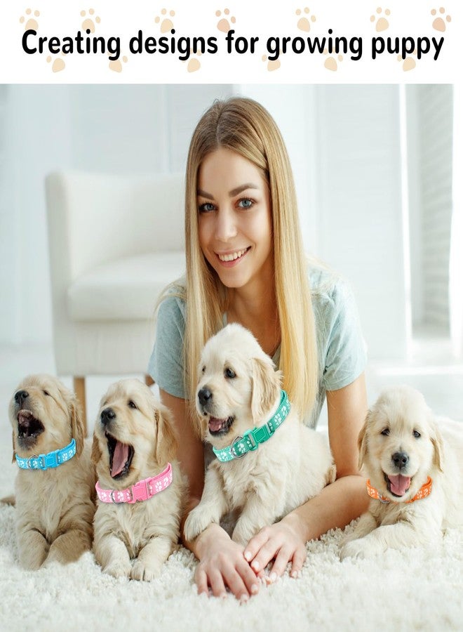 YFDFFSDCY 35 Pack Newborn Puppy Litter Collars Colored Soft Nylon Puppy Whelping Collars Adjustable Breakaway Pup ID Collars Identification Puppies Collar for Litter Small Medium Dogs, 2 Styles - Image 5
